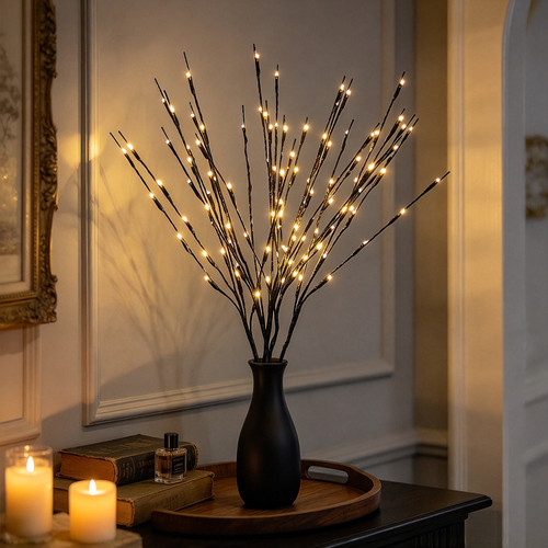 8pc branch twig lights light - 2/8pc,