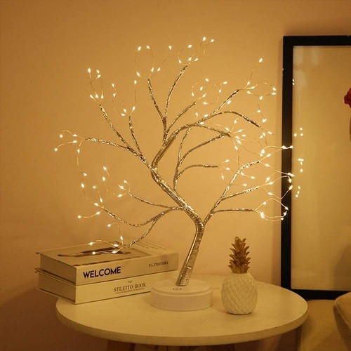Led tree night lamp desk - desk, fairy