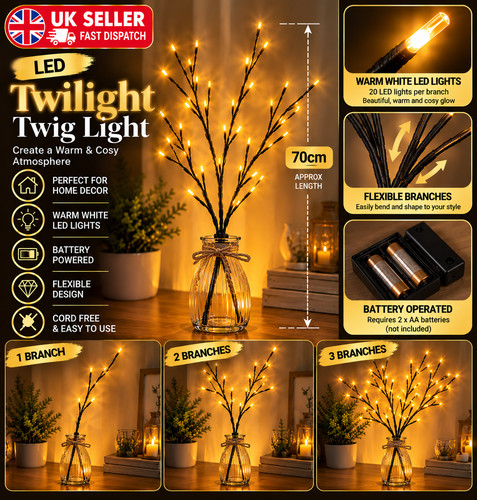 Led twig branch fairy - 20,