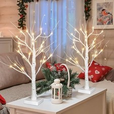 60CM LED Twig Birch Table Tree