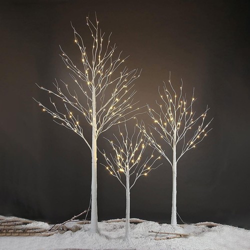 Warm white led twig - white,