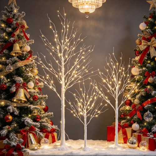 Christmas birch twig tree led - christmas,