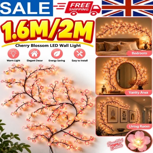 Led cherry tree branch - branch, lights
