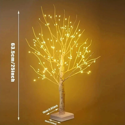 Led twig birch table - table, tree