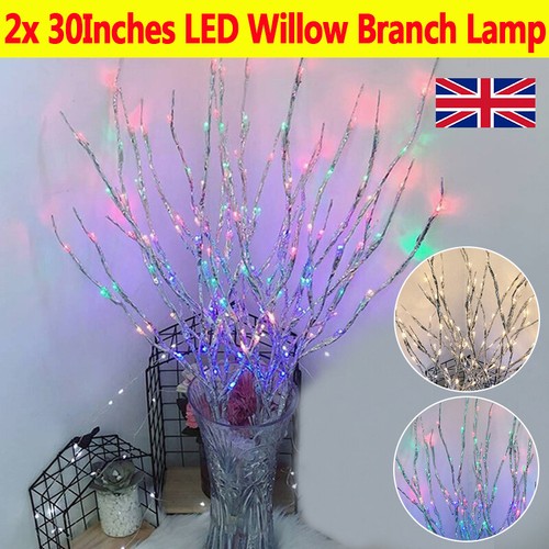 2pack 20led willow twig lights - 2pack,