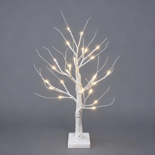 2ft white twig - christmas, tree