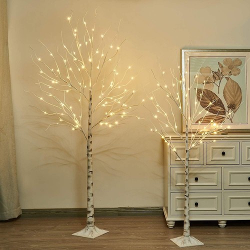 2pcs white twig tree set - 2pcs,
