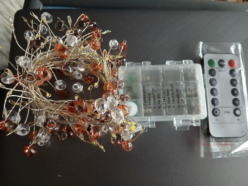 Crystal beaded fairy light - fairy,