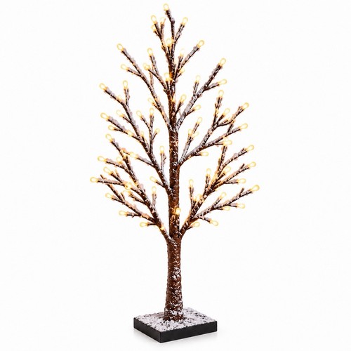 90cm snowy led twig tree - snowy, 36