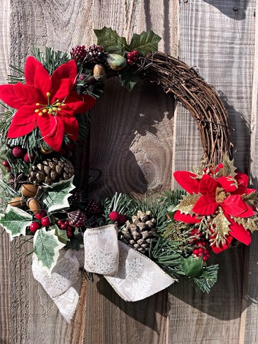 Artificial christmas door - christmas,