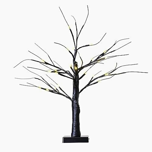 Black led lighted artificial - lighted,