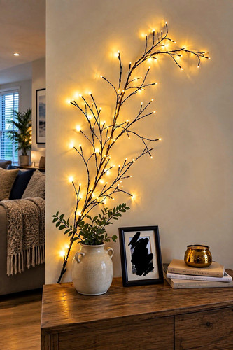 Willow vine branch - lights, |