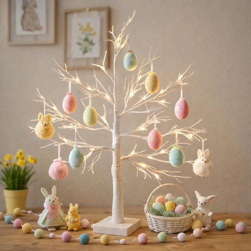 Easter led twig - easter, tree