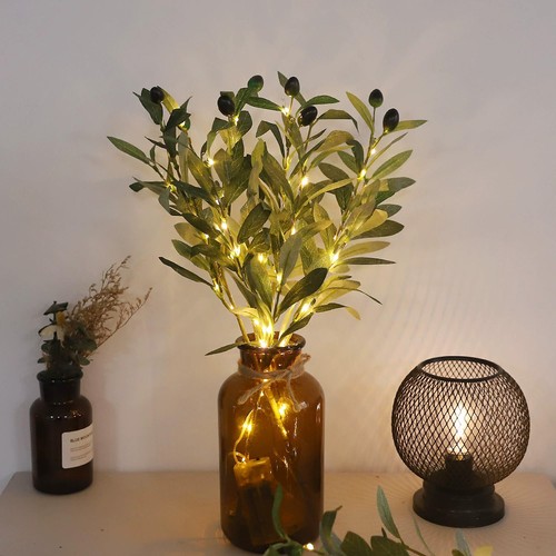 Battery led lit - lit, leaf