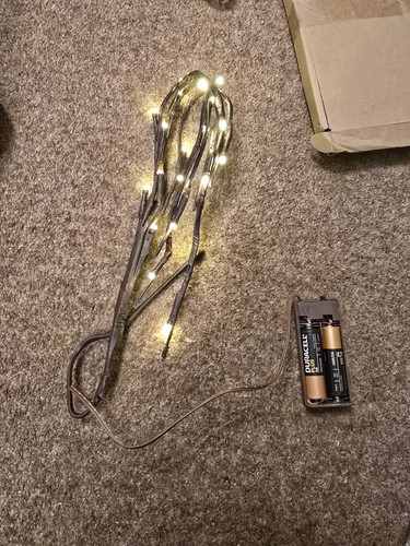 20led willow twig lights - willow,