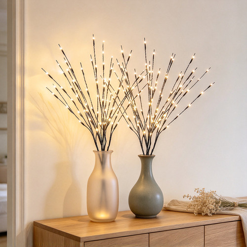 77cm led lighted twig - 77cm,